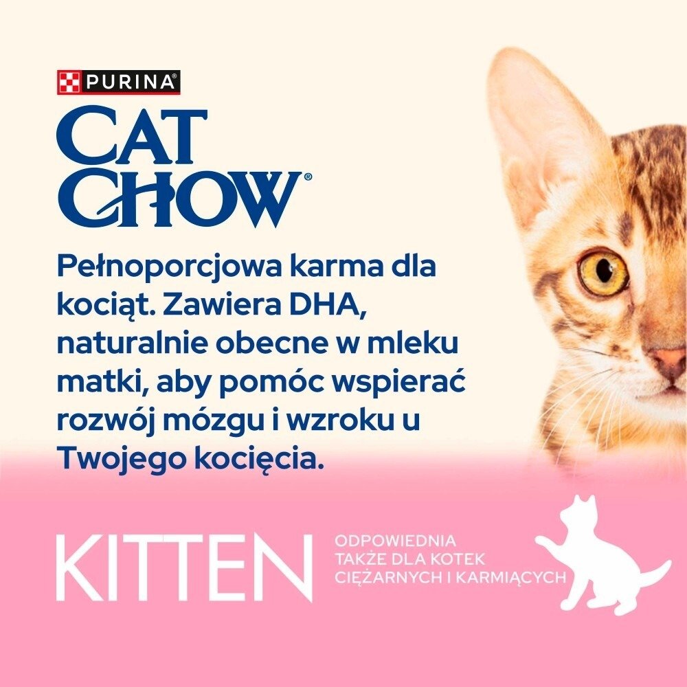 Karma dla kota Purina Cat Chow Kitten bogata w Kurczaka 16,5 kg