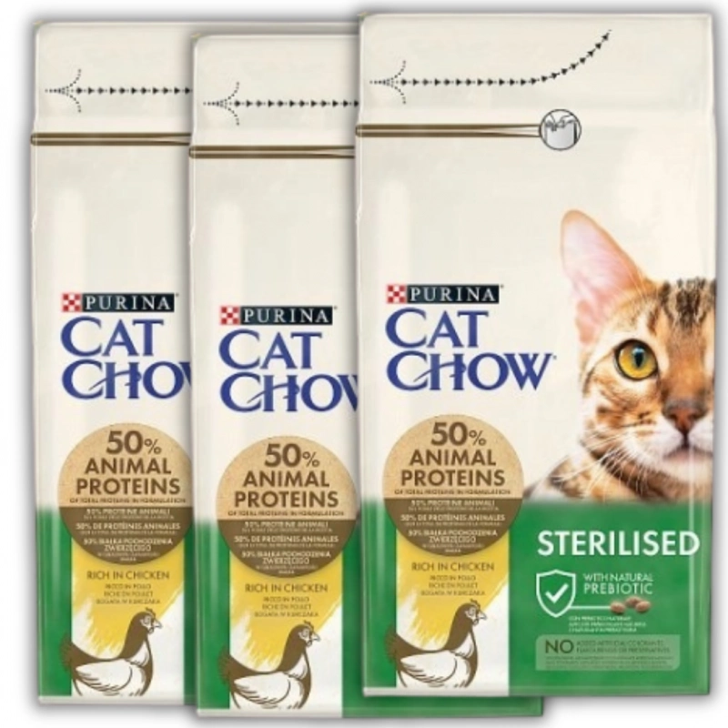 Karma dla kota Purina Cat Chow Sterilised bogata w EAN (GTIN) 6966052872207