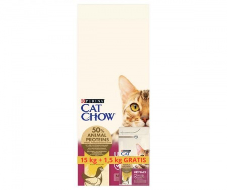 Karma dla kota Purina Cat Chow Urinary Tract Health bogata w Kurczaka 16,5 kg