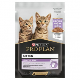 Karma dla kota Purina Pro Plan Kitten Health Start z indykiem w sosie 85 g (24 sztuki)