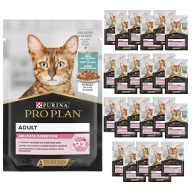 Karma dla kota Purina Pro Plan Nutri Savour z rybą oceaniczną delicate 85 g (24 sztuki)