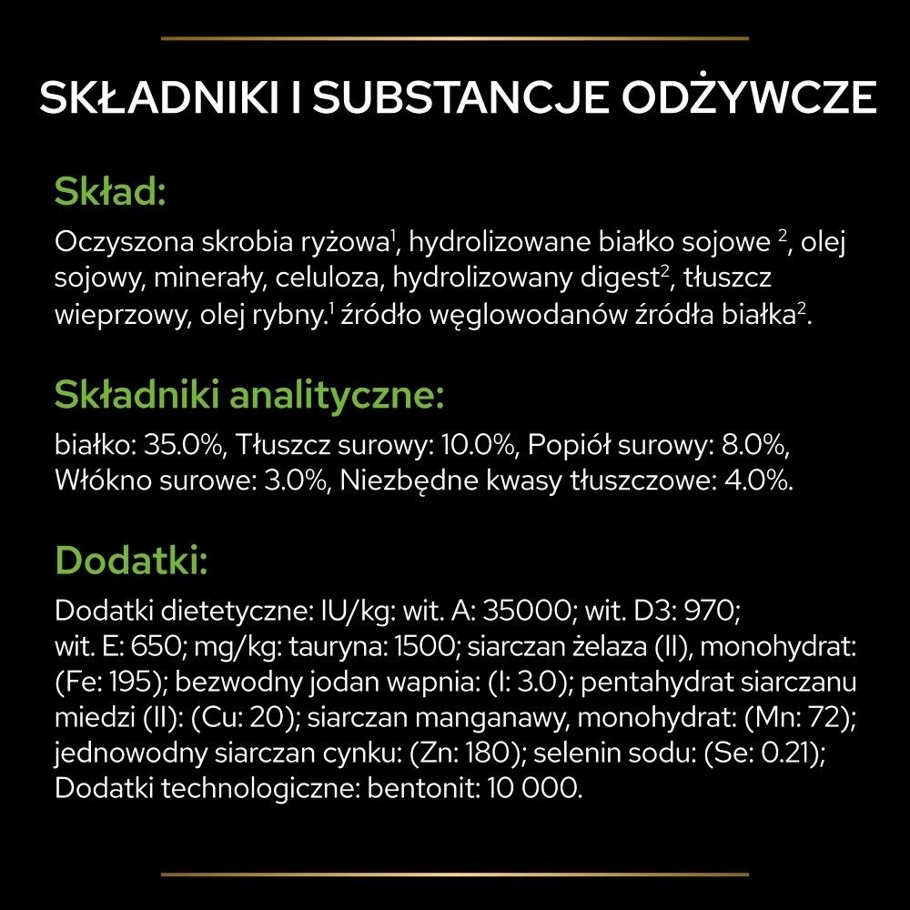 Karma dla kota Purina Pro Plan Veterinary Diets Feline HA St/Ox Hypoallergenic 3,5 kg