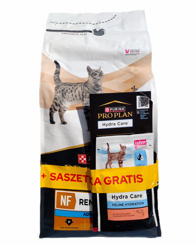 Karma dla kota Purina PRO PLAN Veterinary Diets NF Renal Function 1,5 kg + saszetka GRATIS