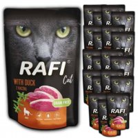 Karma dla kota Rafi Cat Adult z kaczką 100 g x 20 sztuk