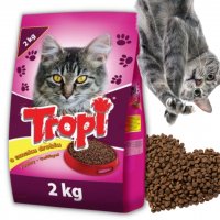 Karma dla kota Tropi z drobiem 2 kg
