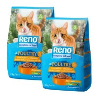 Karma dla kota z drobiem Reno Dry 2 kg x 2 opakowania