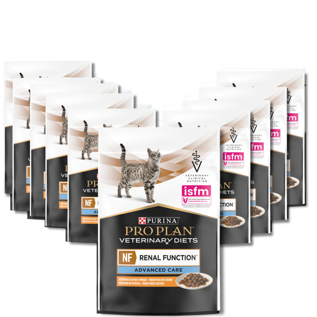 Karma dla kota z kurczakiem Purina Pro Plan Veterinary Diets NF AC Renal Function 85 g (10 sztuk)