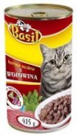 Karma dla kota z wołowiną Basil Puszka 415 g