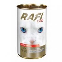 Karma dla kota z wołowiną Rafi Puszka 415 g