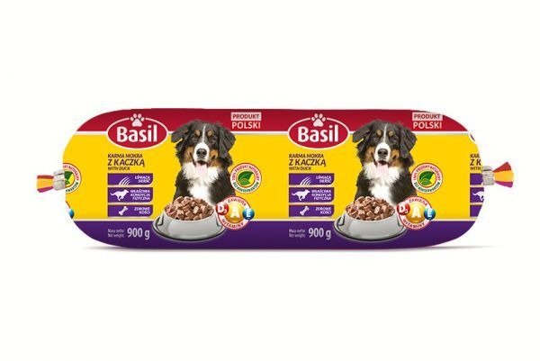 Karma dla psa Baton Basil z kaczką 900 g