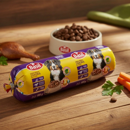Karma dla psa Baton Basil z kaczką 900 g