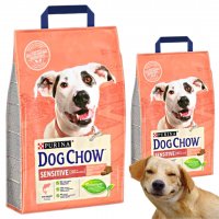 Karma dla psa Dog Chow Sensitive Adult z łososiem 2,5 kg x 2 sztuki