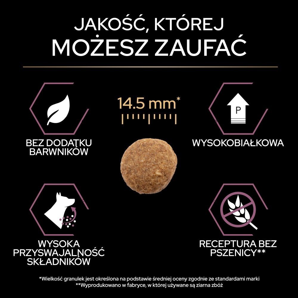 Karma dla psa Purian Pro Plan Sensitive Skin Puppy bogata w łososia 12 kg