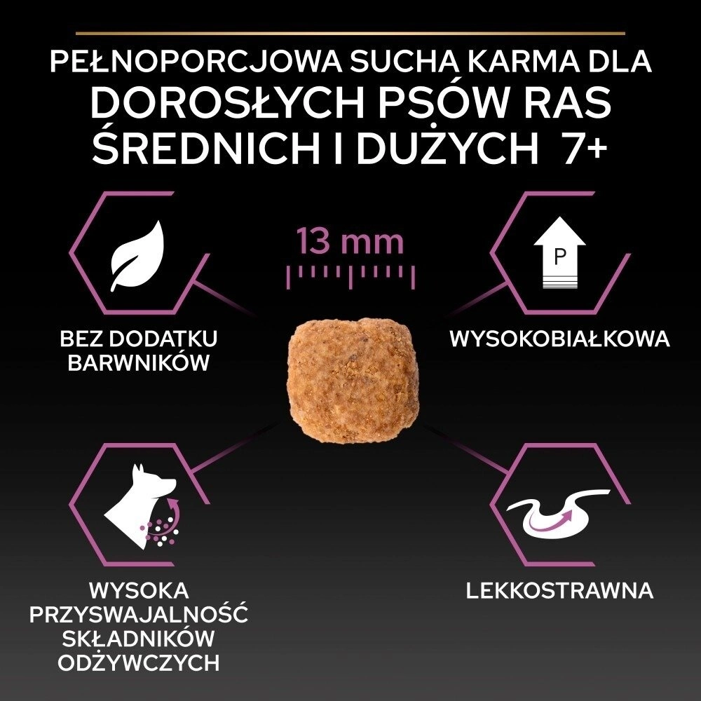 Purina Pro Plan Age Defence Adult Karma dla Psów - widok z boku