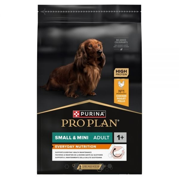 Karma dla psa Purina Pro Plan Everyday Nutrition Small & Mini Adult bogata w kurczaka 7 kg