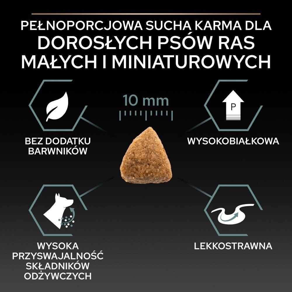 Karma dla psa Purina Pro Plan Sensitive Digestion Small & Mini Adult bogata w indyka 7 kg