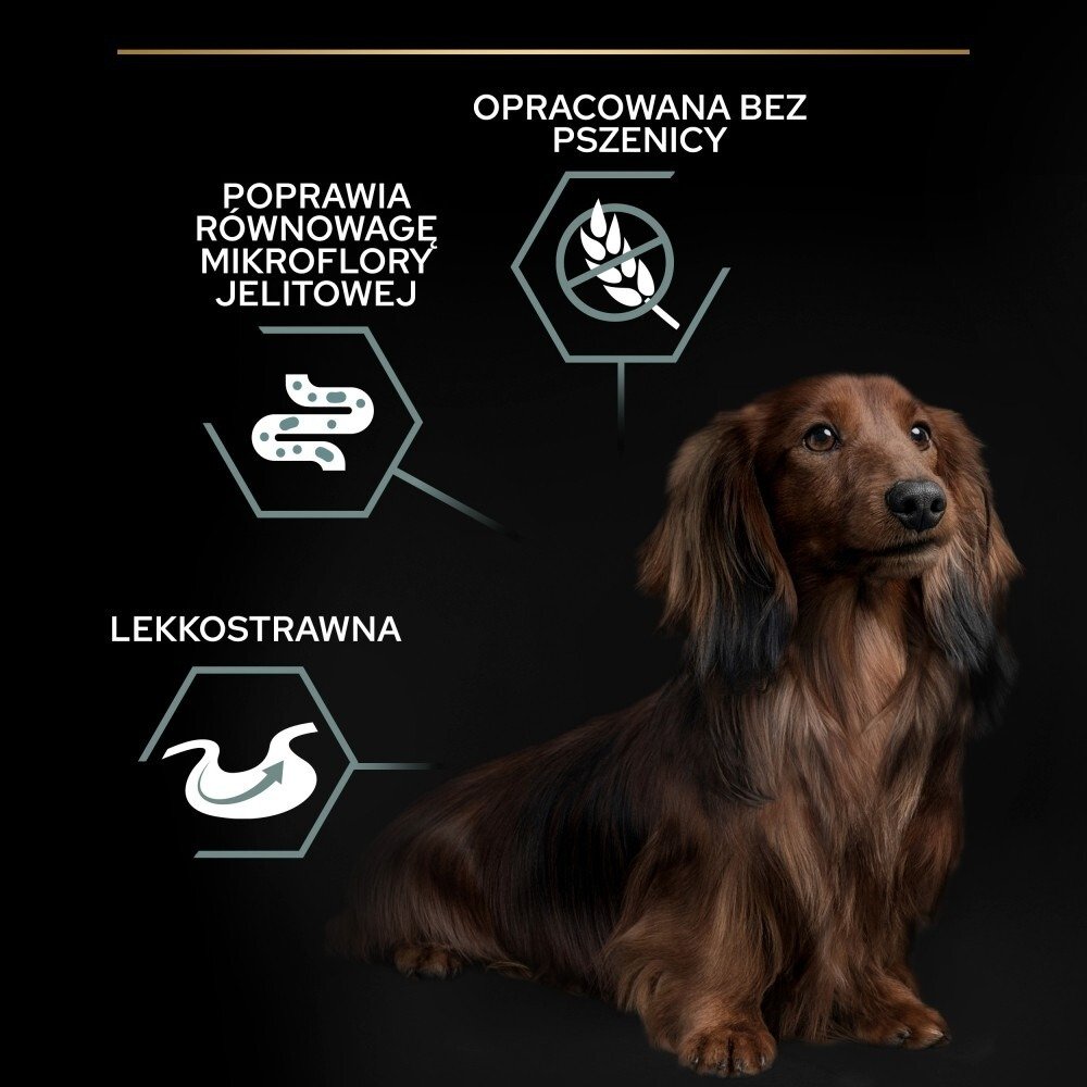 Karma dla psa Purina Pro Plan Sensitive Digestion Small & Mini Adult bogata w indyka 7 kg