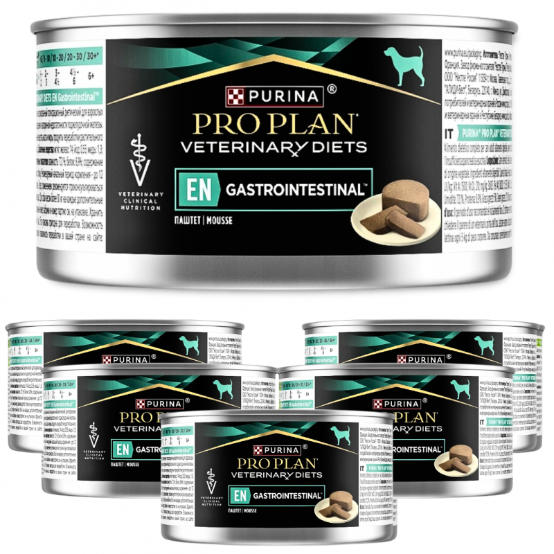 Karma dla psa Purina Pro Plan Veterinary Diets EN Gastrointestinal 195 g x 6 sztuk