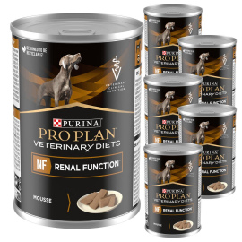 Karma dla psów mus Pro Plan Veterinary Diets NF Renal Function 400 g x 6 sztuk