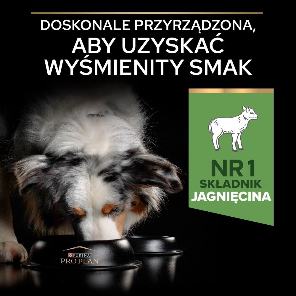 Karma dla psów Pro Plan Sensitive Digestion Medium Adult bogata w jagnięcinę 16,5 kg