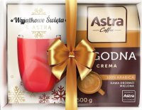 Kawa Astra Łagodna Crema drobno mielona 500 g + kubek