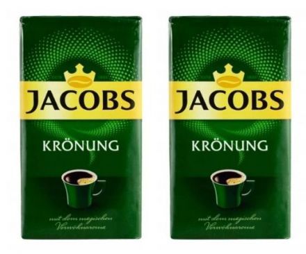 Kawa mielona Jacobs Krönung 500 g Import x 2 sztuki