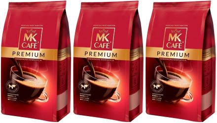 Kawa palona mielona MK Café Premium 225 g x 3 sztuki