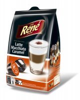 Kawa palona mielona Rene Latte Macchiato Caramel Dolce Gusto 156 g (16 kapsułek)