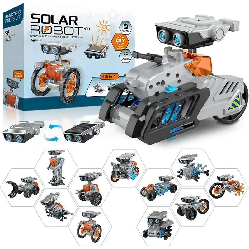 Klocki konstrukcyjne Robot 12w1 (180 elementów)