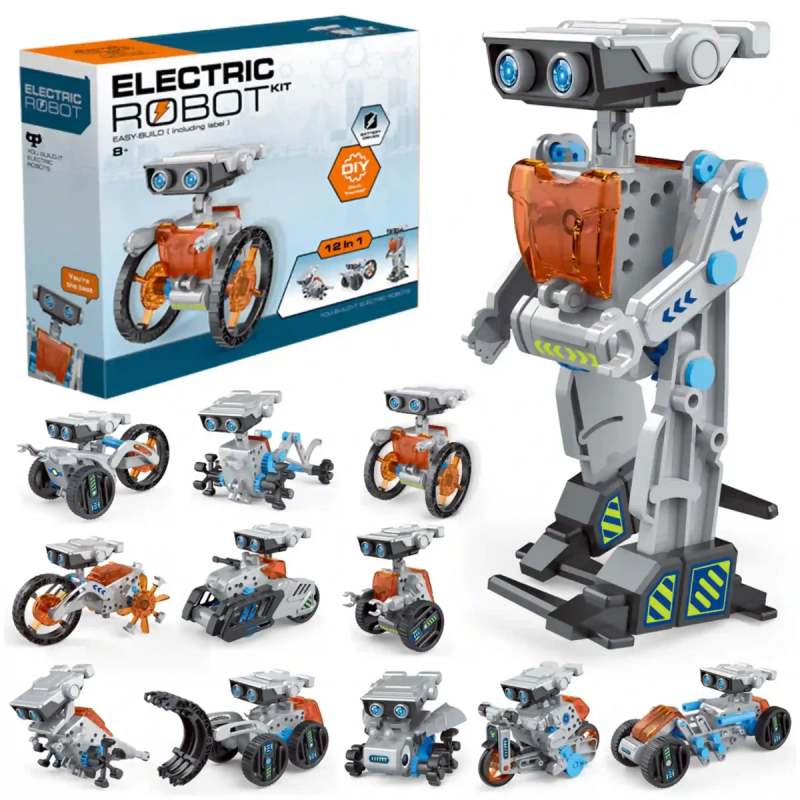 Klocki konstrukcyjne Robot 12w1 (180 elementów)