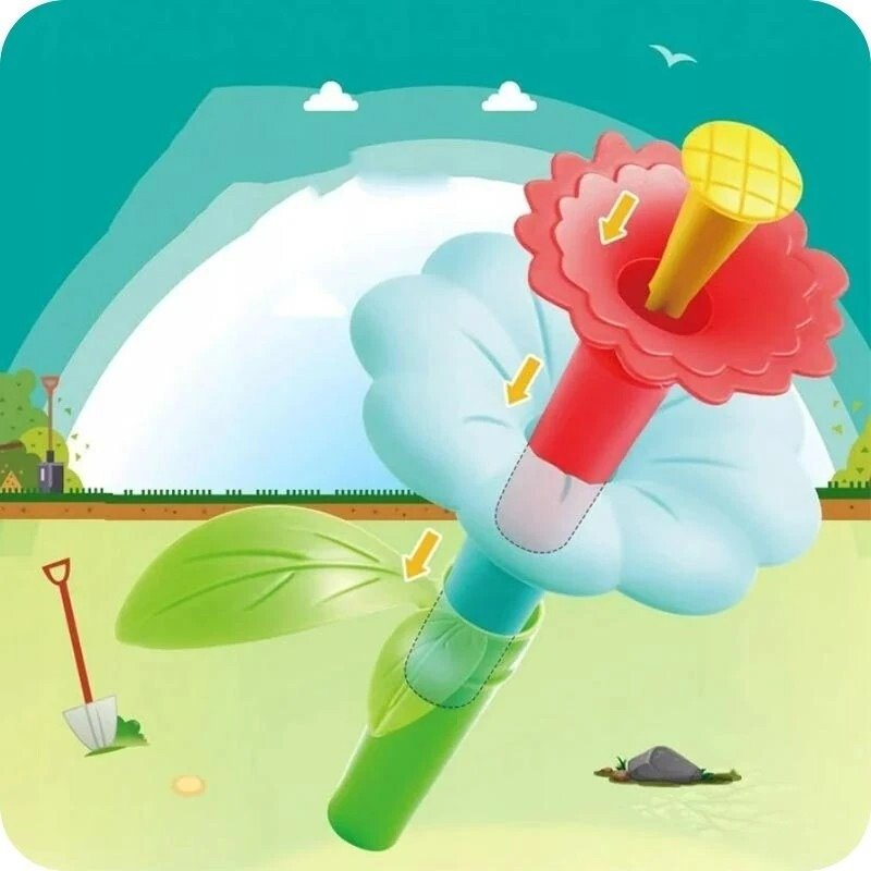 Klocki konstrukcyjne Wiosenne kwiaty (148 elementów)