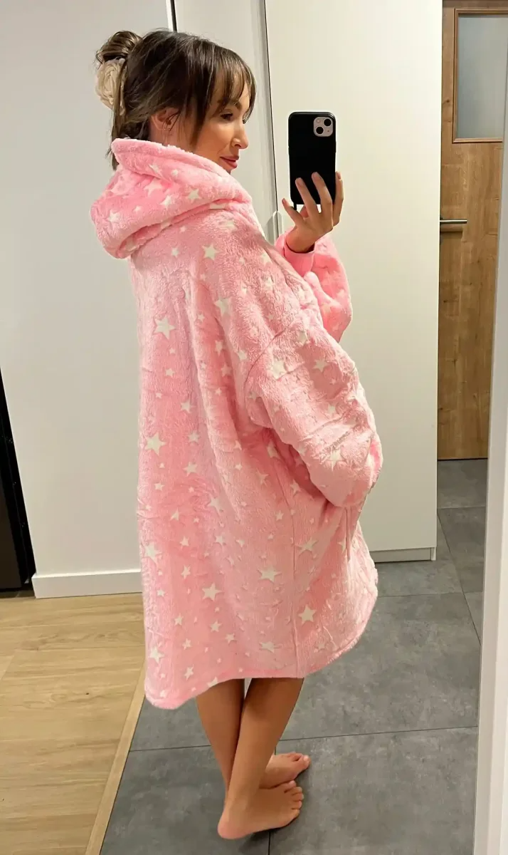 Kocobluza świecąca Gwiazdy (różowa)