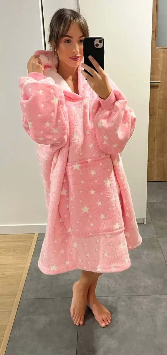 Kocobluza świecąca Gwiazdy (różowa)