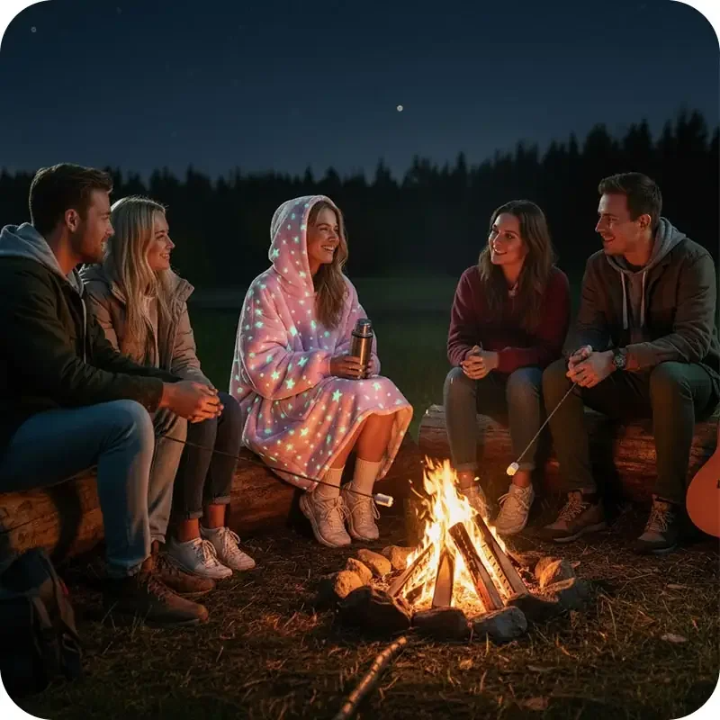 Kocobluza świecąca Gwiazdy (różowa)