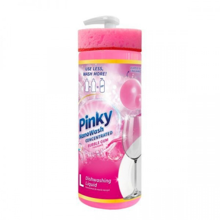 Koncentrat do mycia naczyń Pinky Nano Wash Bubble Gum 1 l