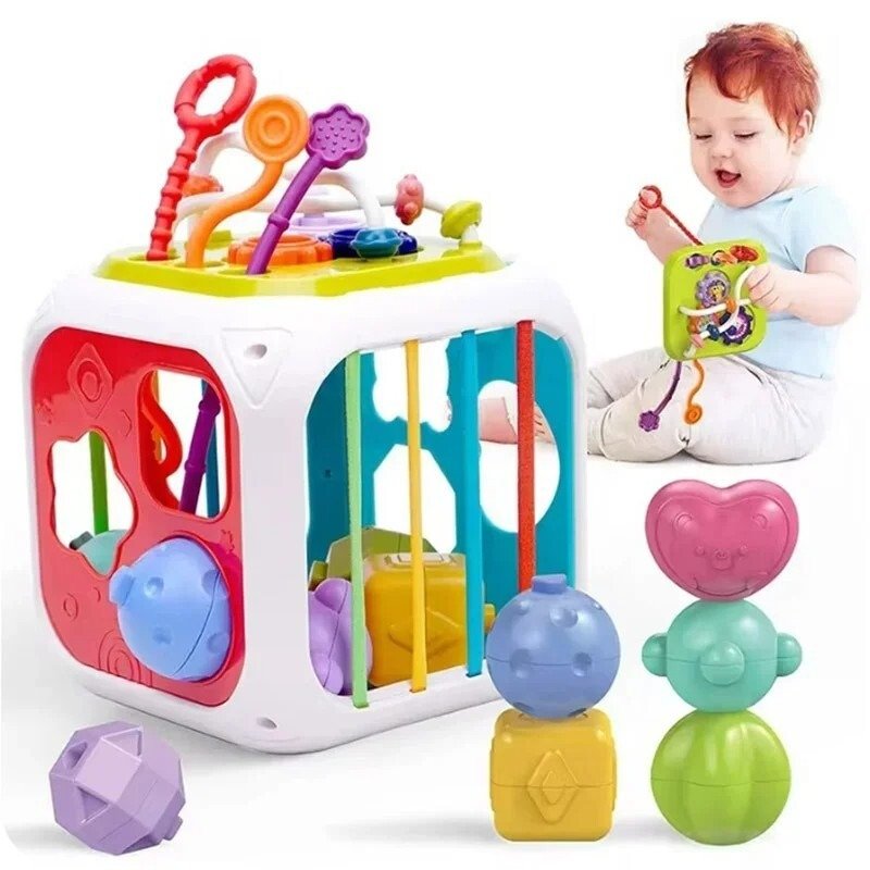 Kostka edukacyjna Montessori Sorter dla dzieci