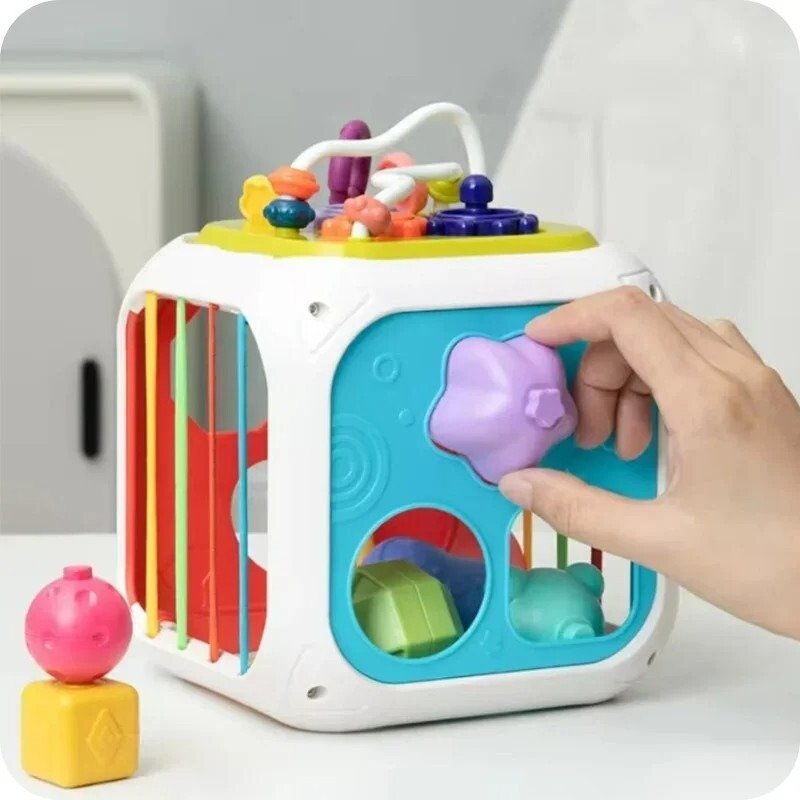 Kostka edukacyjna Montessori Sorter dla dzieci