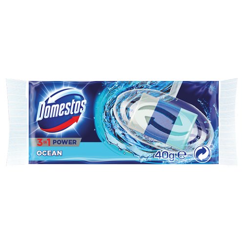 Kostka toaletowa Domestos 3in1 Atlantic opakowanie uzupełniające 35 g