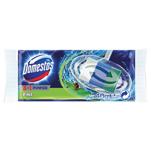 Kostka toaletowa Domestos 3in1 Pine opakowanie uzupełniające 35 g