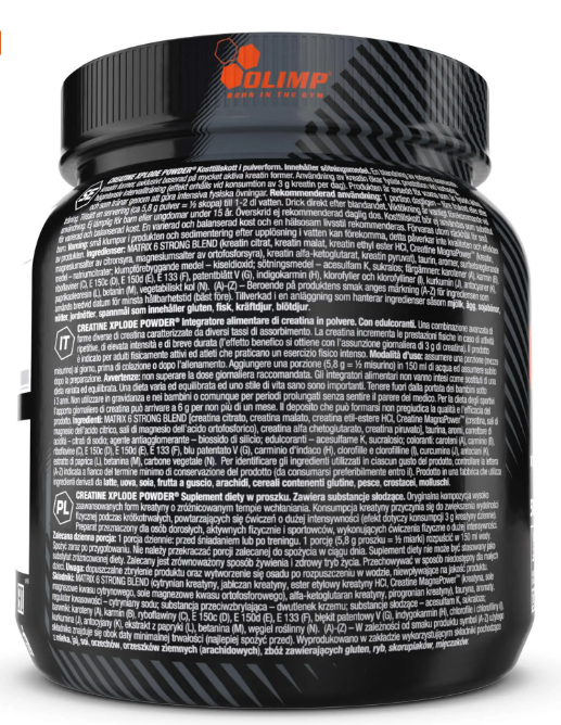 Kreatyna Olimp Creatine Xplode Powder o smaku ananasowym 500 g