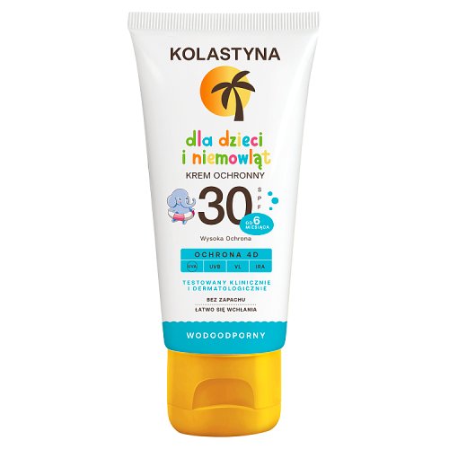 Krem ochronny dla dzieci i niemowląt Kolastyna SPF 30 75 ml tuba