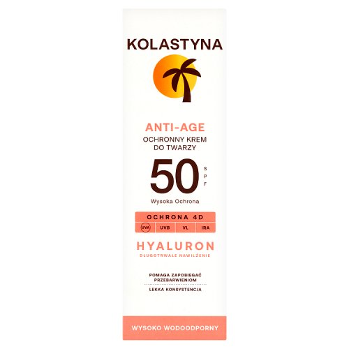 Krem ochronny do twarzy Anti-Age Kolastyna SPF 50 50 ml