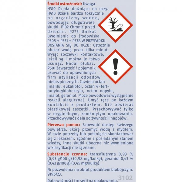 Kulki na mole Bros zapach kwiatowy (20 sztuk) x 8 opakowań