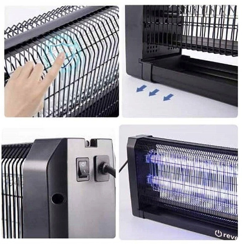 Lampa owadobójcza Revento Flash Pro 30 - widok z boku