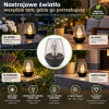 Lampka solarna LED z wbudowanym akumulatorem transparent Kost SL2 9 cm x9szt