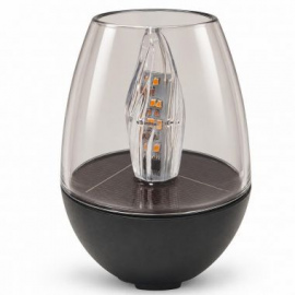 Lampka solarna LED z wbudowanym akumulatorem transparent Kost SL2 9 cm