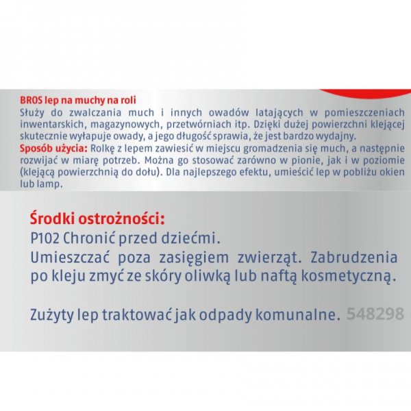 Lep na muchy na roli Bros x 2 sztuki