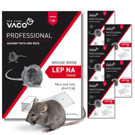 Lep na myszy i szczury MouseBook Vaco Professional x 6 opakowań