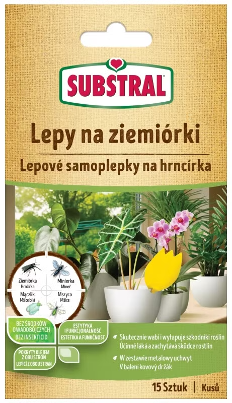 Lepy na ziemiórki Substral (15 sztuk)