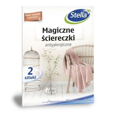 Magiczne ściereczki dla alergików z Evolonu Stella (2 sztuki) x 2 opakowania